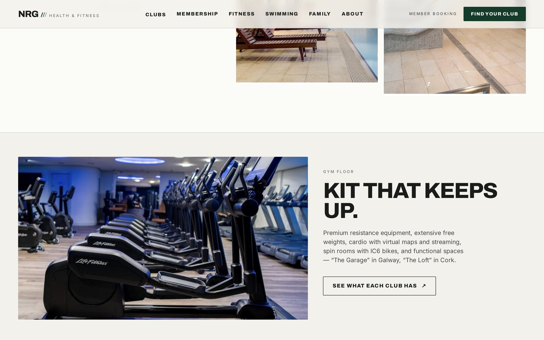 Redesigned NRG gym floor section headed Kit That Keeps Up
