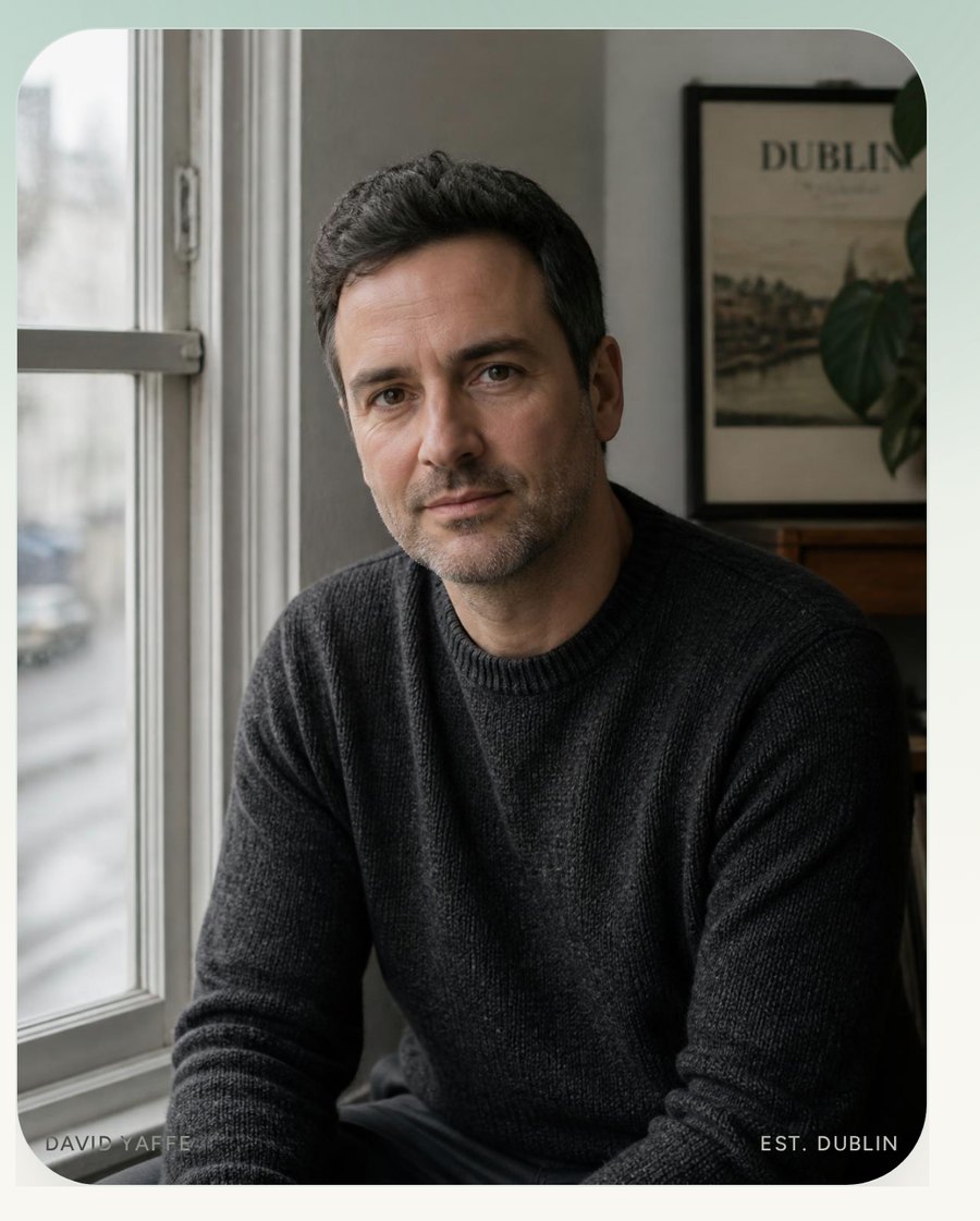 Portrait photography treatment on the Life Coach Ireland website